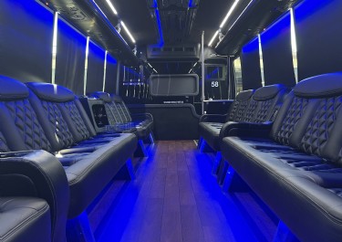32-Passenger Limo Party Bus Photo
