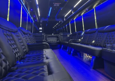 22-Passenger Limo Party Bus Photo